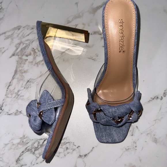 JustFab Jean heels - Picture 2 of 4